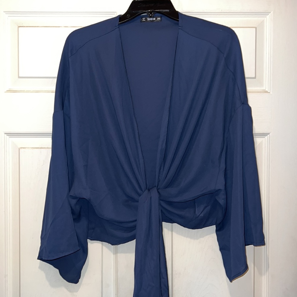 Tie front crop top